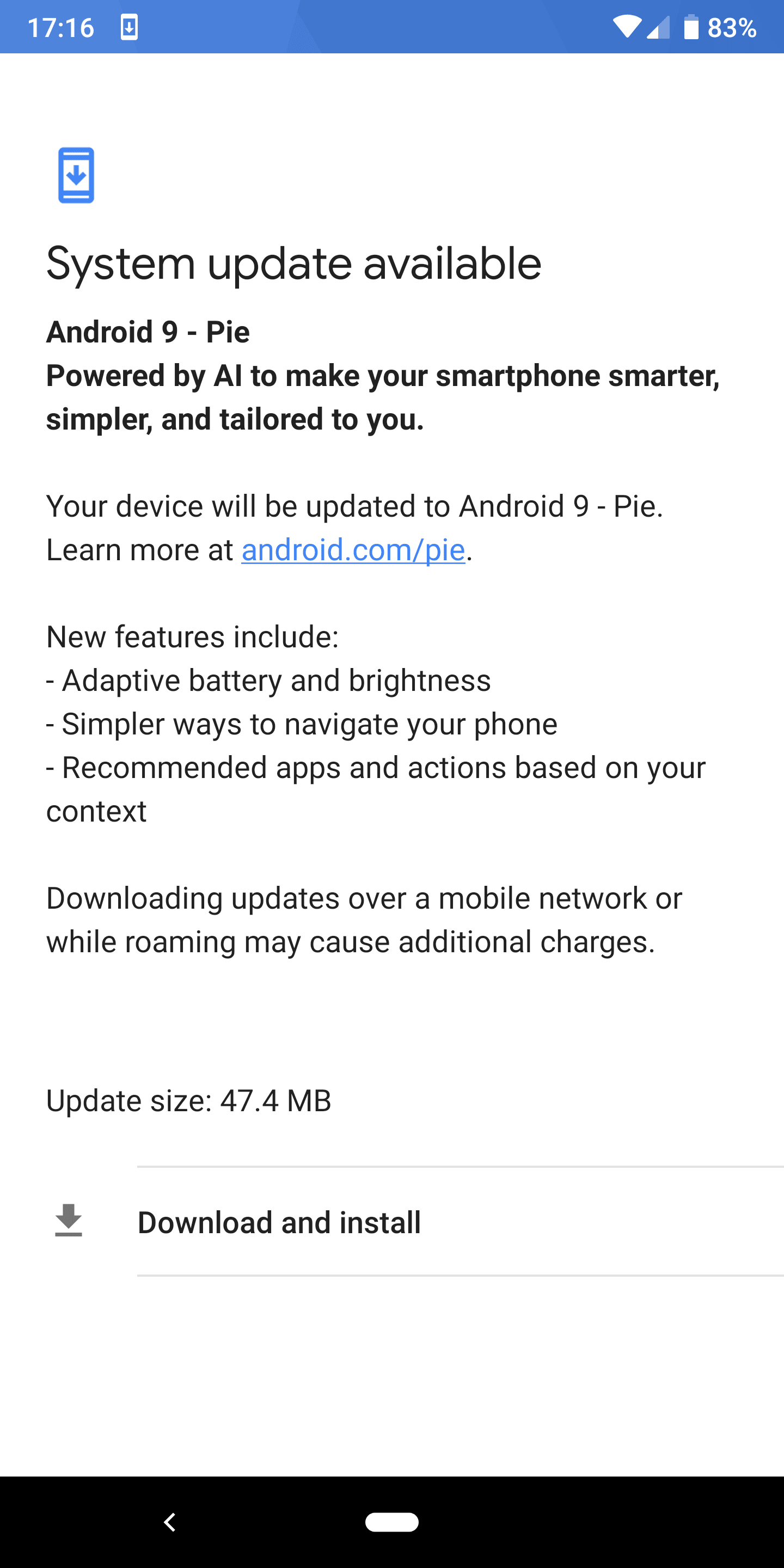 Android 9 “Pie” Officially Announced
