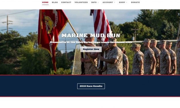 Marine Mud Run site launch