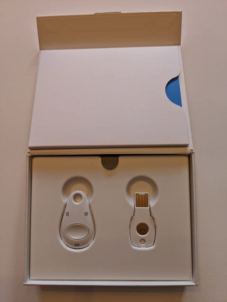 Titan Security Keys in box