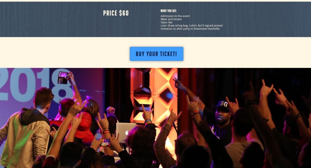 Nerdcore Party Con Pricing